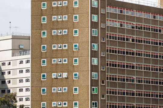 A block of inner city apartments