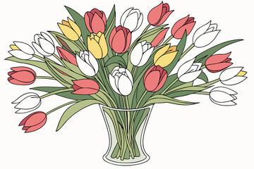 bouquet of tulips