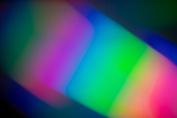 light leak overlay effect with blur rainbow light leaks and bokeh,retro grain noisy film distressed...