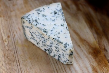 Dorblu Cheese on Wooden Board as the Perfect Component for Gourmet Compositions and Stylish Cheese-Focused Content