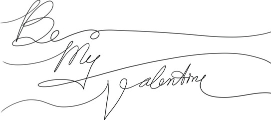 Obraz premium Be My Valentine