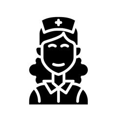 Nurse woman icon