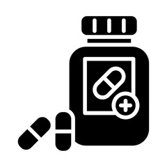 Medicine bottle icon