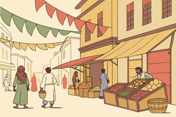 people in the city
