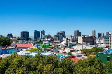 Kapstadt Bo Kaap Skyline Blick
