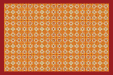 Red and yellow tiles form a striking vector pattern, perfect for energizing walls or floors with warmth, brightness, and dynamic visual appeal.

