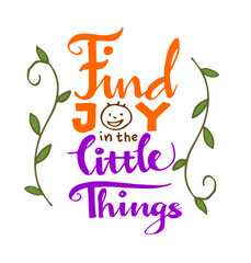 Obraz premium hand lettering inspirational positive phrase