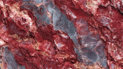 Close-up of red and gray rock texture