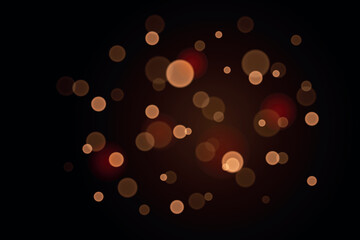 Abstract background with light blurring and bokeh effect. Unfocused vector solar glare or sparkling lights and sparkling glow. Background for infographics, presentations, postcards.