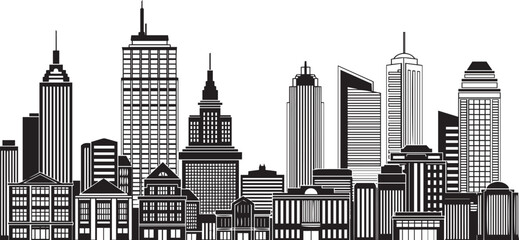 Fototapeta premium vector illustration of buildings