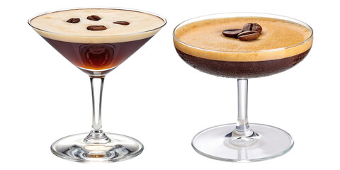 Espresso Martini with Coffee Bean Garnish