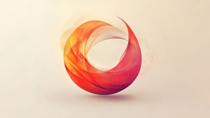 Harmonic Convergence: A Dance of Color and Light in Abstract Circular Form