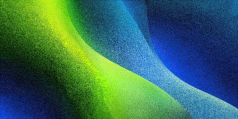 Background with vibrant blue and green gradient for design projects