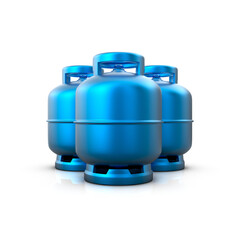 Gas Cylinder 3D Render Premium 