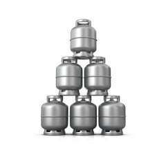 Gas Cylinder 3D Render Premium 