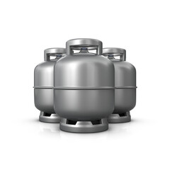 Gas Cylinder 3D Render Premium 