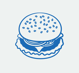 Hand-drawn ramen. Line art, ink, minimalist style. Vector illustration. Food collection.