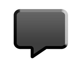 Black Coal speech icon Isolated on Transparent Background
