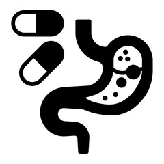 Stomach medicine icon