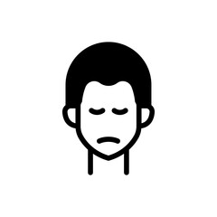Sad face icon