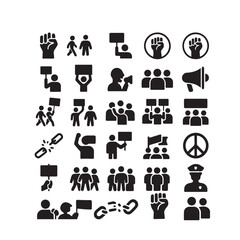 Protest and activism icon 
