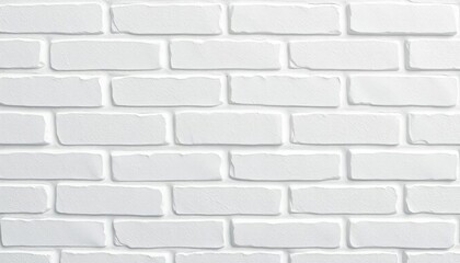 Obraz premium Seamless texture of a pristine white concrete block wall , brickwork, architecture
