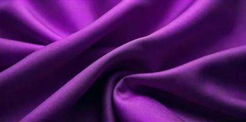 Obraz premium Luxurious Royal Purple Fabric Elegant Draped Textile with Crisp Folds and Weighty Creases