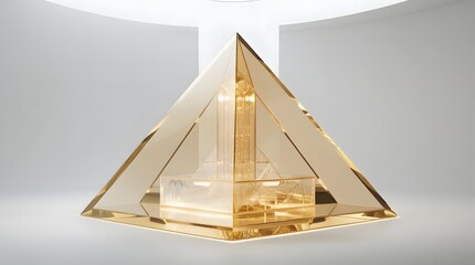 Transparent Gold: Shimmering Holographic Form