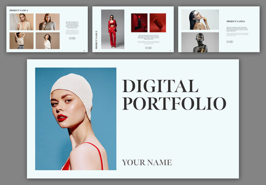 Digital Portfolio Layout