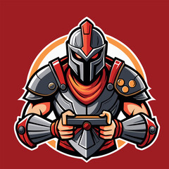 design logo icon vector illustration mascot gladiator
