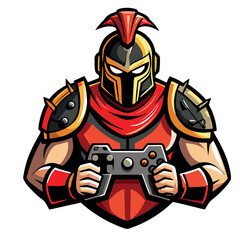 design logo icon vector illustration mascot gladiator