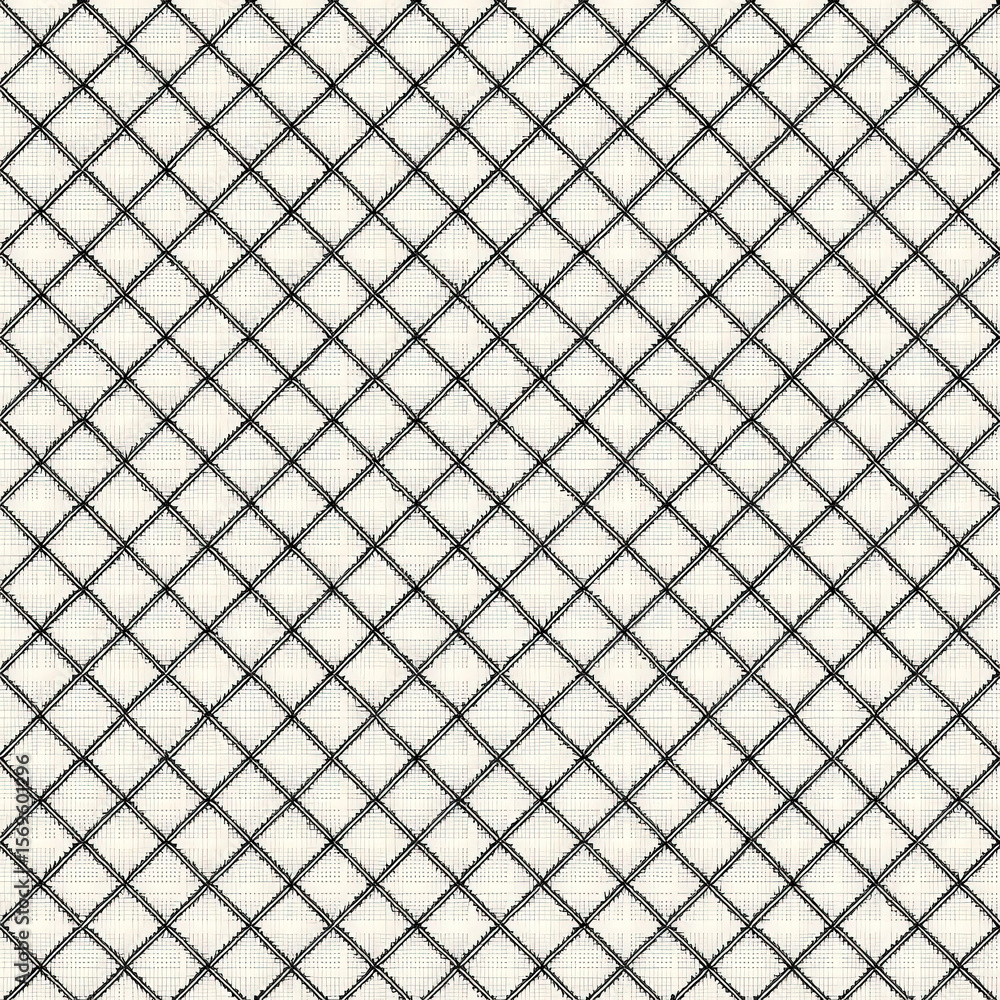 Poster seamless geometric kanok pattern design minimalist style for backgrounds and textiles in black and w