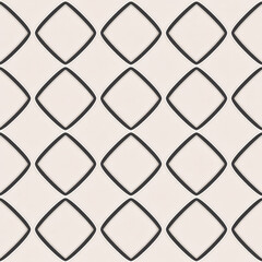 Seamless Geometric Pattern Featuring Elegant Kanok Elements in Minimalist Style for Modern Design Projects