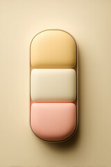 Minimalist Wall Art Featuring Pastel Tones in An Abstract Geometric Design Style