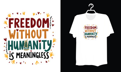 Meaningful Freedom and Humanity Vector Illustration for Creative Projects