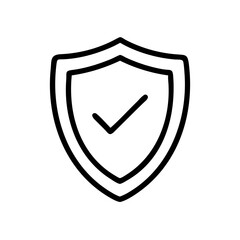 Shield Check Mark Icon