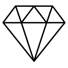 diamond on black background