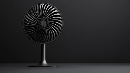 Fan packaging featuring specifications and branding displayed prominently.