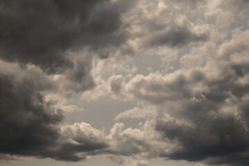 Panorama of cloudy sky