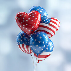 Patriotic Balloons 4th of July Independence Day Celebration
