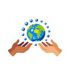 Protect Our Planet-Diverse Hands Holding the Earth-Sustainable Future-Global Unity-Environmental Conservation-World in Our Hands-Save the Earth-Climate Action-Green Planet