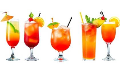 Bunte Cocktail-Klassiker: Sex on the Beach, Sea Breeze, Planter’s Punch & Painkiller