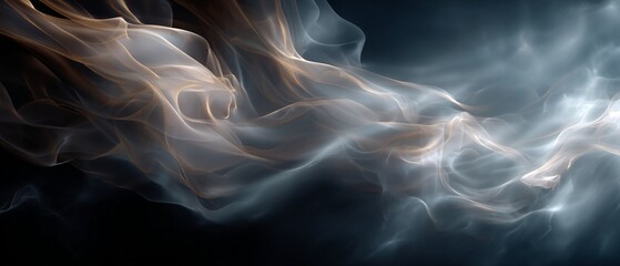 Obraz premium Ethereal swirling cloud abstraction