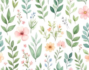 Delicate floral pattern