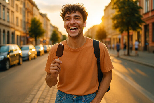 Summer Bliss: Ice Cream in Every Mood, AI generated