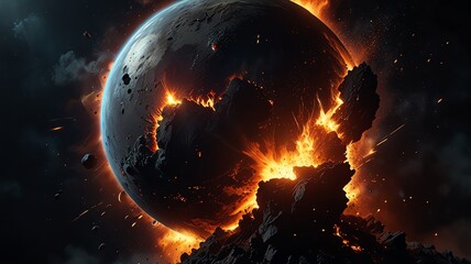 Fototapeta premium planet in space