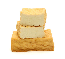 Pieces of tofu