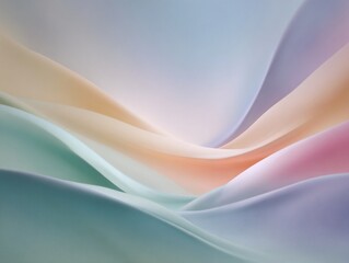 Smooth pastel flowing abstract scene