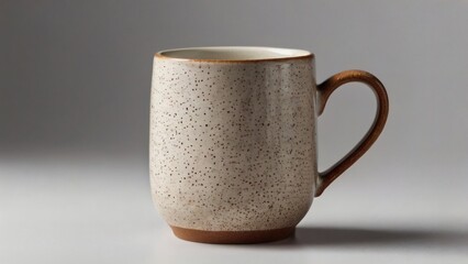 Ceramic Coffee Cup on White