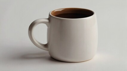 Ceramic Coffee Cup on White